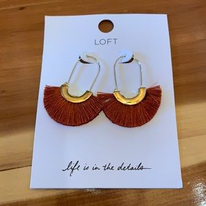 Loft feathered earrings